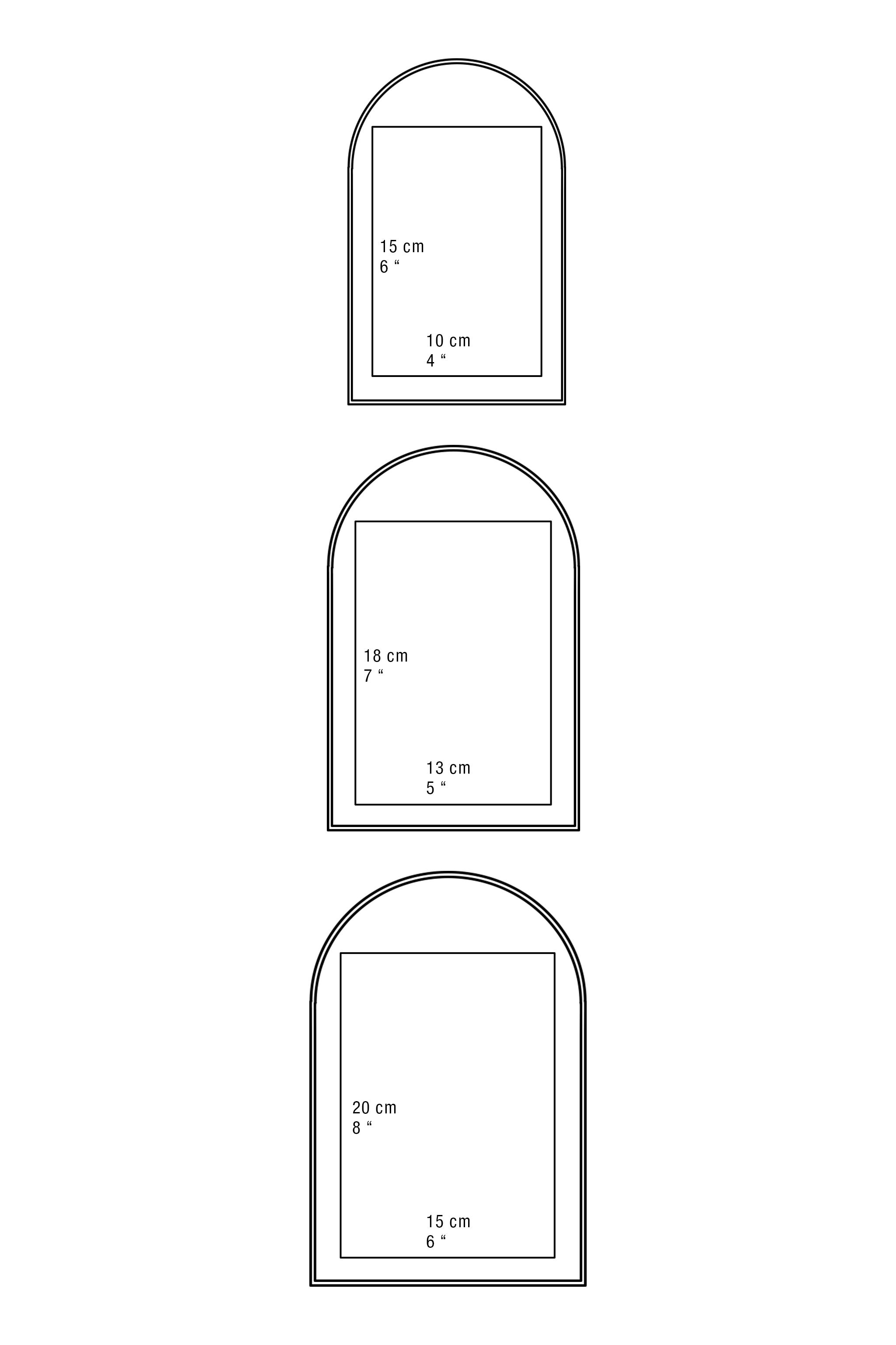 GOLDEN ARCH PICTURE FRAME